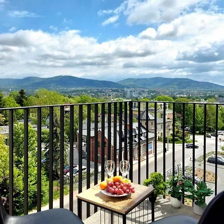 With Mountain View In Bielsko-Biała